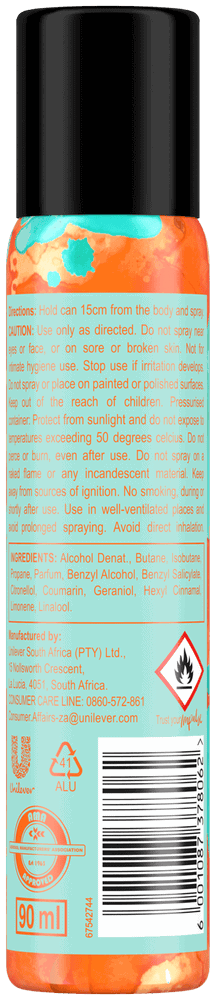 Impulse Tropical Beach and Espresso Aerosol Deodorant Body Spray 90ml