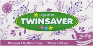 Twinsaver Summer 3 Ply Luxury Tissues 120pk