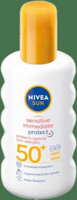 Nivea SUN SPF 50+ Sensitive Immediate Protect Spray 200ml