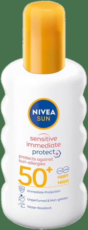Nivea SUN SPF 50+ Sensitive Immediate Protect Spray 200ml