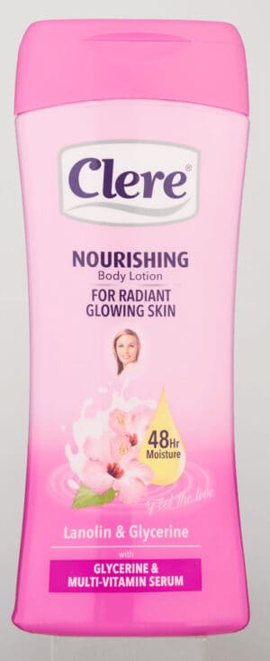 Clere Lanolin & Glycerine Nourishing Body Lotion 400ml
