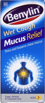 Benylin Mucus Relief Wet Cough Syrup 50ml