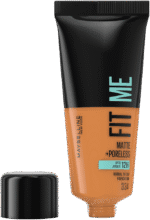 Maybelline Fit Me Warm Tan Matte & Poreless Liquid Foundation 30ml