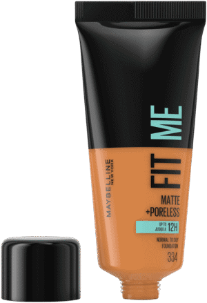Maybelline Fit Me Warm Tan Matte & Poreless Liquid Foundation 30ml