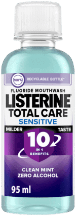 Listerine Total Care Sensitive Fluoride Mouthwash 95ml
