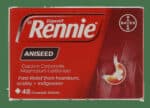 Rennie Aniseed Heartburn & Indigestion Chewable Tablets 48pk