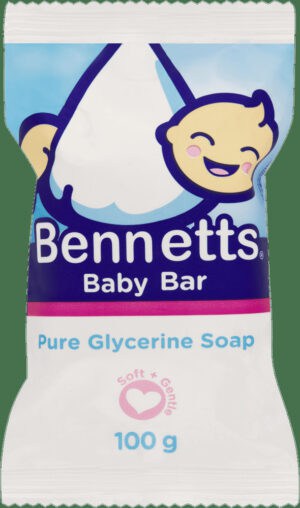 6007218001656_208036709 BENNETTS BABY BAR SOAP 100G