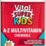 Vital Kids Multivitamin Raspberry Flavour A-Z Multivitamin Chewable Tablets 60pk