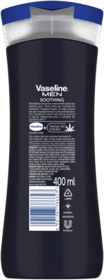 Vaseline Men Hemp Seed Oil Soothing Body Lotion 400ml