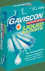 Gaviscon Advance Peppermint Antacid Liquid 12 x 10ml