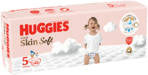 Huggies Gold Size 5 Skin Soft Disposable Nappies 42pk