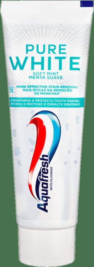 Aquafresh Soft Mint Pure White Toothpaste 75ml