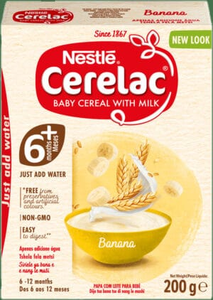 Nestlé Cerelac Banana Baby Cereal with Milk 200g