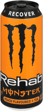 Monster Rehab Peach Flavoured Energy Drink with Tea 500ml