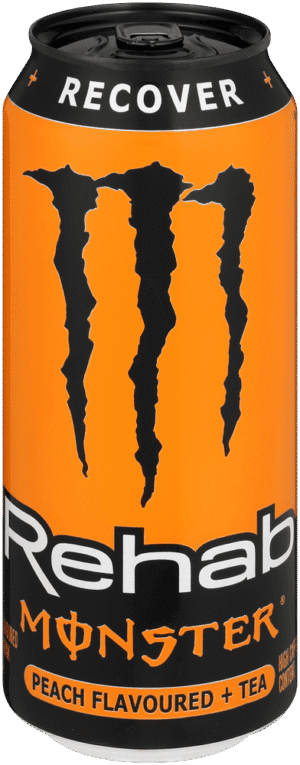 Monster Rehab Peach Flavoured Energy Drink with Tea 500ml