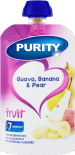 Purity From 7 Months Guava, Banana & Pear Fruit 110ml