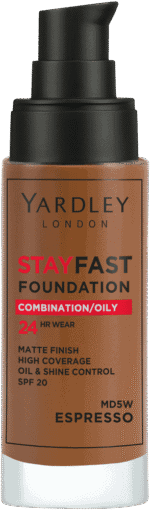 Yardley Stayfast Espresso SPF 20 24HR Foundation 30ml