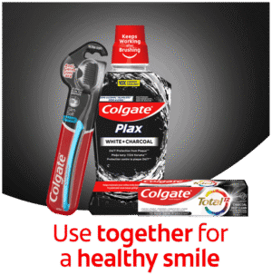 Colgate SlimSoft Ultra Soft Charcoal Toothbrush 1s