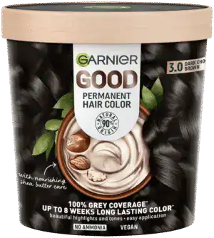 image-0 Garnier GOOD Dark Chocolate Brown Permanent Hair Colour 75ml