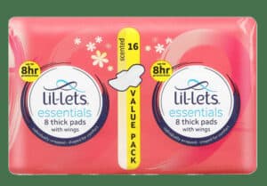 Lil-lets Essentials Scented Pads 16s