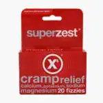Superzest CRAMP RELIEF FIZZY 20'S