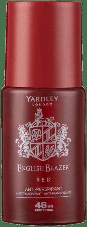 Yardley English Blazer Red Anti-Perspirant Roll-On 50ml