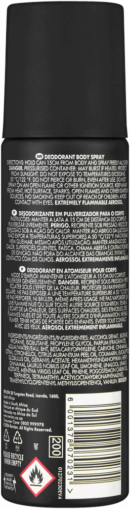 Revlon Man Fire & Ice Inferno Deodorant Body Spray 120ml