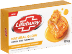 Lifebuoy Natural Glow Honey and Turmeric Hygiene Soap Bar 175g
