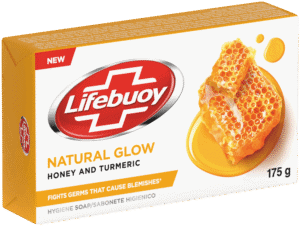 Lifebuoy Natural Glow Honey and Turmeric Hygiene Soap Bar 175g