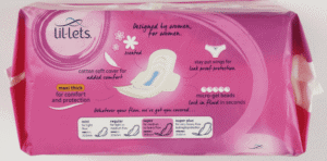 Lil-lets Super Scented Maxi Thick Sanitary Pads with Wings 16pk