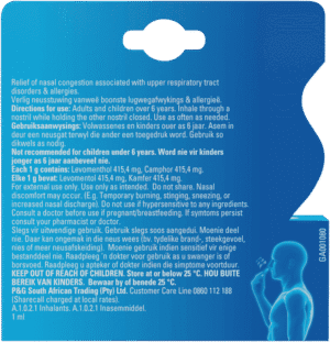 Vicks Inhaler 1ml