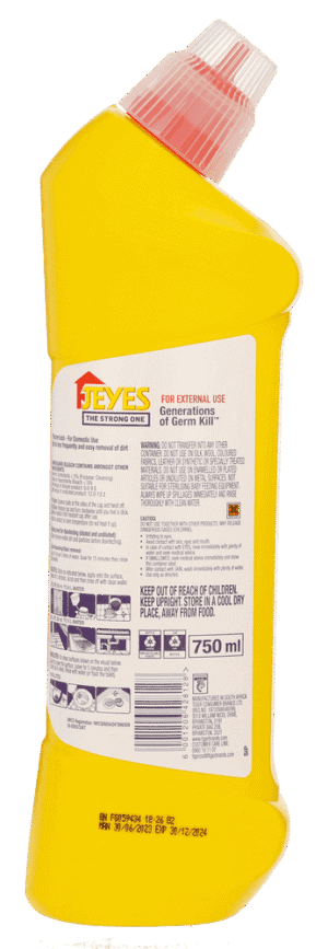 Jeyes Home Guard Citrus Thick Power Bleach 750ml