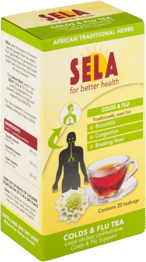 SELA Colds & Flu Teabags 20pk