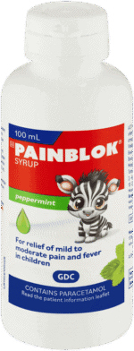 Painblok Peppermint Pain & Fever Relief Syrup 100ml