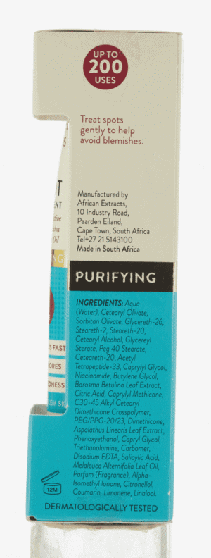 African Extracts Rooibos Purifying Daily Spot Treatment Cream 15ml