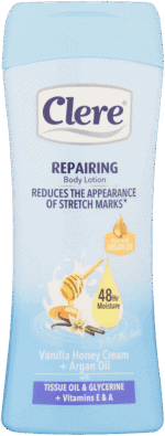 Clere Vanilla Honey Cream & Argan Oil Repairing Body Lotion 400ml