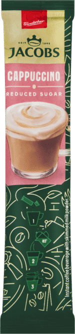 Jacobs Reduced Sugar Cappuccino 11.1g