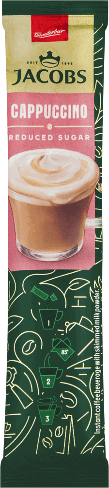Jacobs Reduced Sugar Cappuccino 11.1g