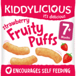 Kiddylicious Strawberry Fruity Corn Puffs 10g