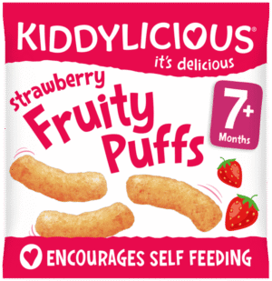 Kiddylicious Strawberry Fruity Corn Puffs 10g
