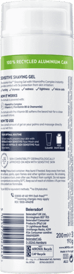 Nivea MEN SENS SHAVE GEL 200ML