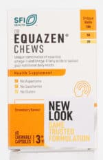 Equazen Strawberry Flavour Health Supplement Chewable Capsules 60pk