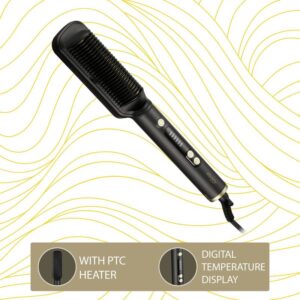 Carmen EBONY HAIR STRAIGHTENING BRUSH