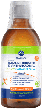 Silverlab Ionic+ Colloidal Silver Immune Booster & Anti-Microbial Liquid 200ml