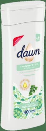 Dawn Chamomile and Moringa Oil Fragrance Free Body Lotion 400ml