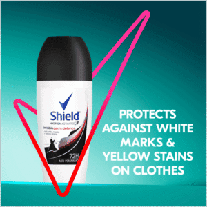 Shield Women Invisible Germ Defence Antiperspirant Roll-On Deodorant 50ml