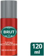 BRUT Total Attraction Aerosol Deodorant Body Spray 120ml