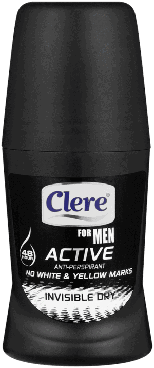 Clere For Men Invisible Dry Anti-Perspirant Roll-On 50ml