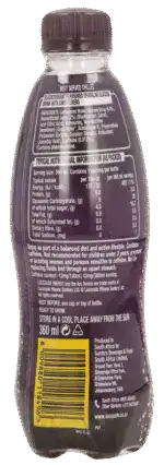Lucozade Blackcurrant Sparkling Glucose Drink 360ml