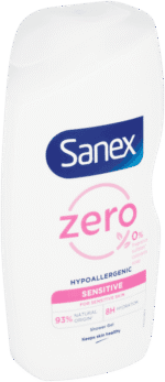 Sanex Zero% Sensitive Hypoallergenic Shower Gel 500ml